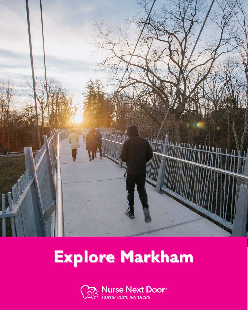 Our promise is to bring back the sense of fun by helping our clients enjoy what Markham has to offer. 

Whether you want to spend the day shopping downtown, or go for a walk around Toogood Pond Park, we love helping our clients explore.

#NurseNextDoorMarkham #MarkhamOntario