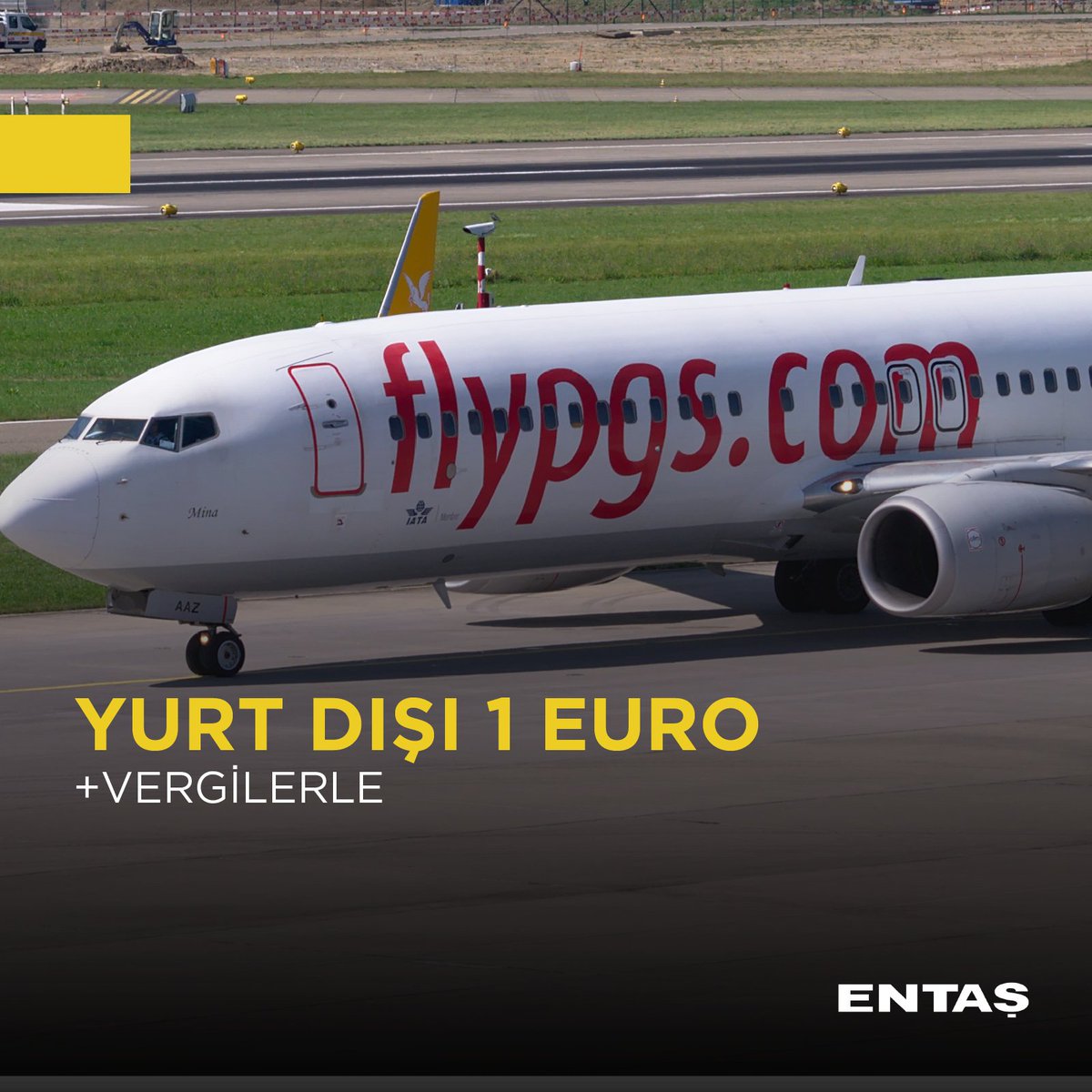 EntasTurizm's tweet photo. Pegasus 1 € kampanyası başlattı.
🔸2023-2024 Kış Sezonu yurt dışı biletleri 1€ + vergilerle satışa sunuldu.
🔸Uçuş tarihleri 29 Ekim 2023 – 30 Mart 2024
🔸Biletleme 13-16 Nisan tarihleri arasında yapılabilir.
#pegasus #flypgs #travel #flyticket #travelphotography #photography https://t.co/tFHdP9NPOD