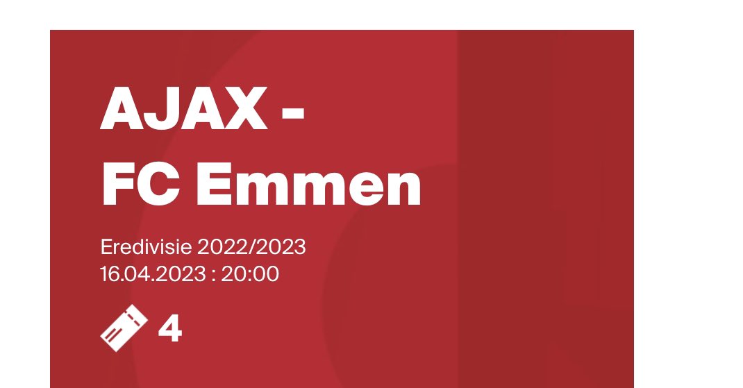 Zondag naar Ajax-Emmen. M’n dochter gaat voor het eerst mee naar het mooiste stadion van Nederland!!! Hopen op een mooie 4-0 😉 #ajaxdebuut #ajax