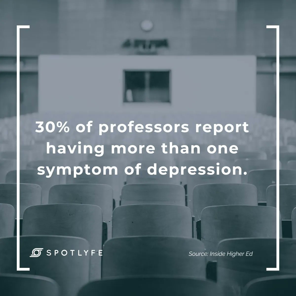 thespotlyfe's tweet photo. What happens to student enrollment when faculty  is suffering from burnout and depression? 

Decreased student success
Increased rate of student dropout
Declines to student mental health

Learn more in our latest research

https://t.co/oGqKNcFAtB https://t.co/AVT3ABfOyK