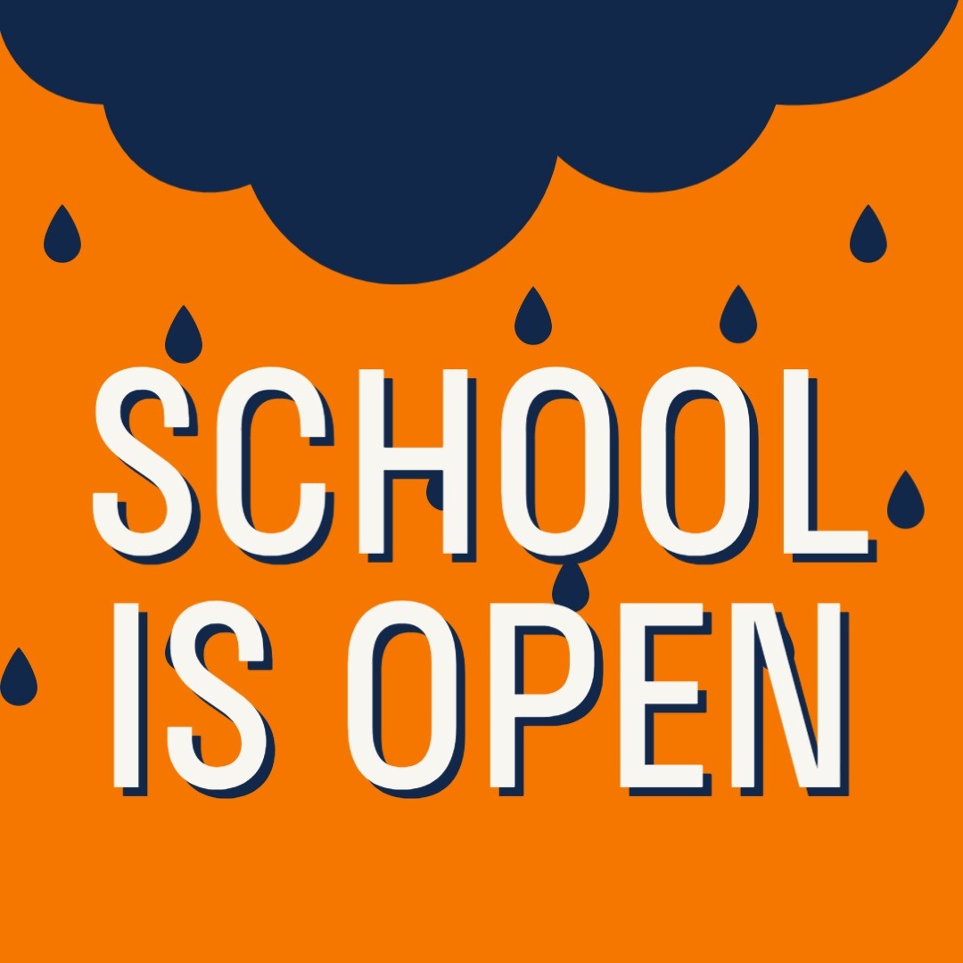 donsofferahs's tweet photo. DSAHS will be open today.  Buses will NOT be running due to circumstances with the bus company.  ALL Absences will be excused today due to area flooding and the lack of buses.  Students should come to school as long as it is safe to do so. https://t.co/l25WE9hqv4