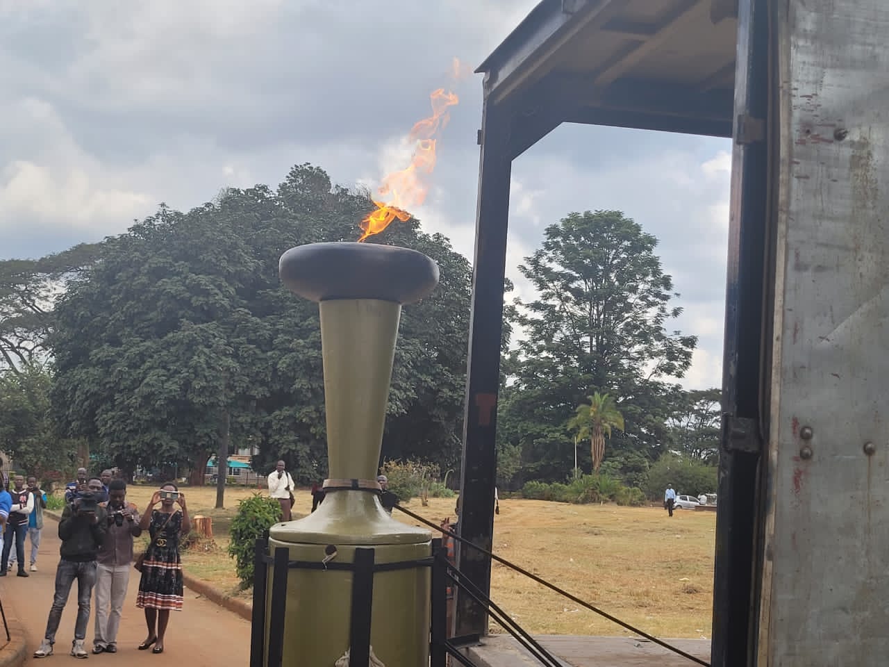 ZBC News Online on Twitter "The Independence Flame carrier has left