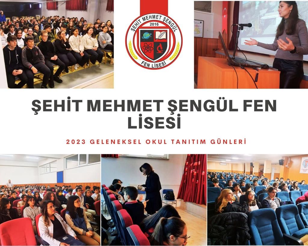 Her yıl geleneksel olarak düzenlediğimiz okul tanıtım günleri kapsamında  ortaokul son sınıf öğrencileriyle bir araya geldik. öğrencilerimize yetenekleri doğrultusunda tercih yapmalarının önemi, okulumuzun eğitim politikaları, yürütülen proje ve çalışmaları hakkında bilgi verdik
