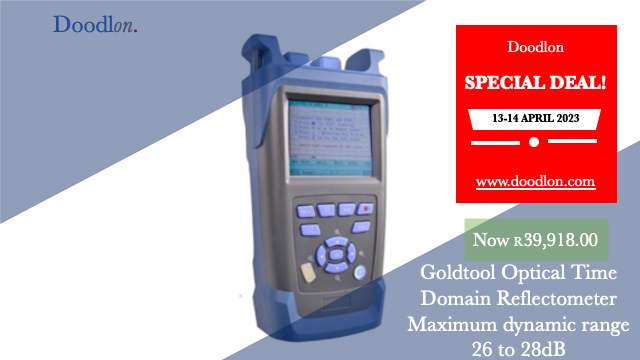 Doodlonteam's tweet image. #Goldtool #Optical Time Domain #Reflectometer Maximum dynamic range 26 to 28dB-Multifunction designed for #FTTX network testing , Retail Box, 1 Year warranty
doodlon.com/product/goldto…