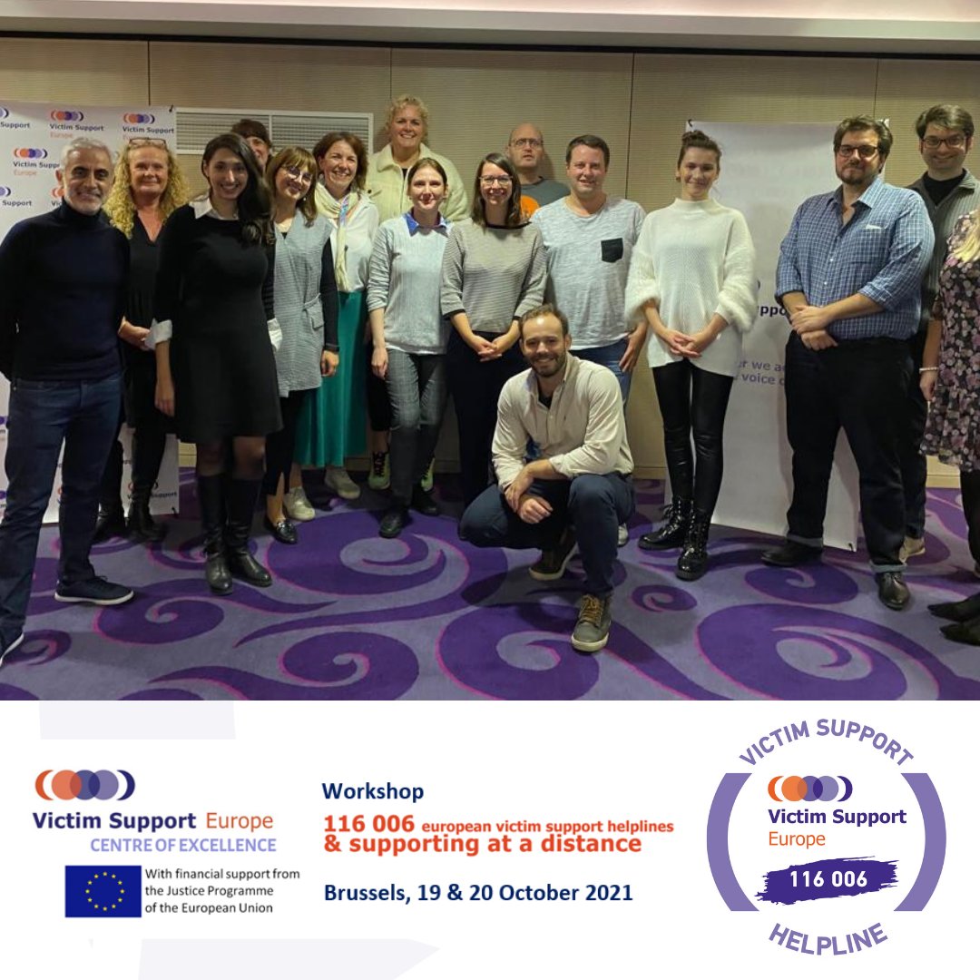 VictimSupportEU's tweet photo. 🤝In the past, VSE has organised a number of #workshops where #member organisations learn from each other and share #expertise on how to set up, overcome challenges and maintain the #116006Helpline.
#NoVictimLeftBehind #AccessToVictimSupport #EUVictimsRights
👇 https://t.co/hlFENMWFzr