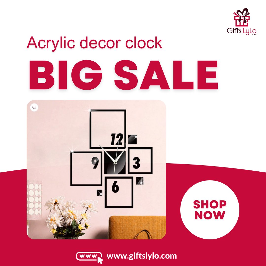 giftslylo89048's tweet image. Big Sale📢
Awesome Acrylic decor clock: DM03 - Black. 😍

🇵🇰 Home delivery all over Pakistan. 🇵🇰
💯QUALITY GUARANTEED

SHOP NOW👇
giftslylo.com/products/acryl…
.
.
.

#giftslylo #acrylicclock #decorclock #modernclock #walldecor #homedecor k