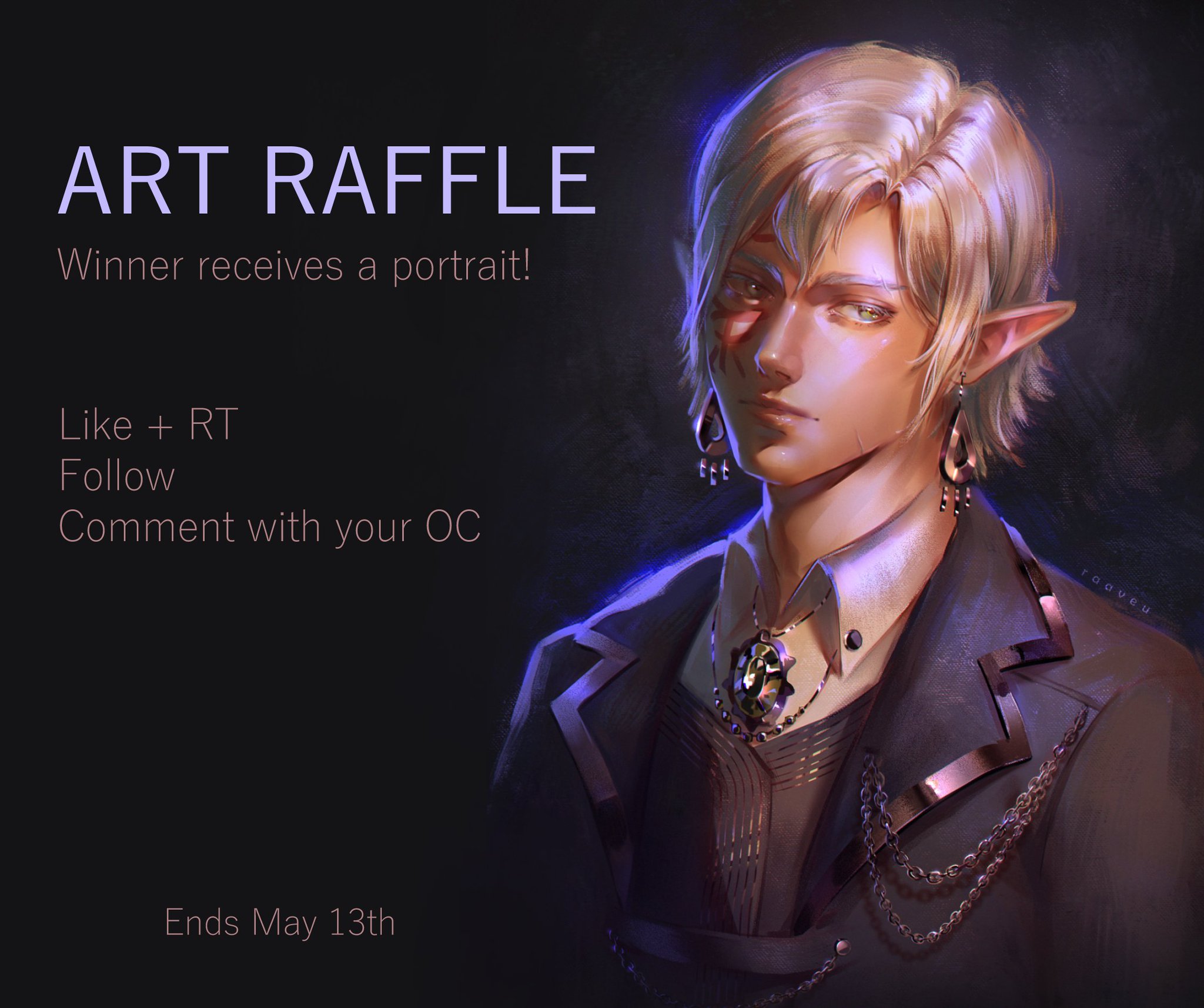 Raaveu On Twitter 1 6k ART RAFFLE Winner Receives A Portrait Rules raaveu-on-twitter-1-6k-art-raffle-winner-receives-a-portrait-rules