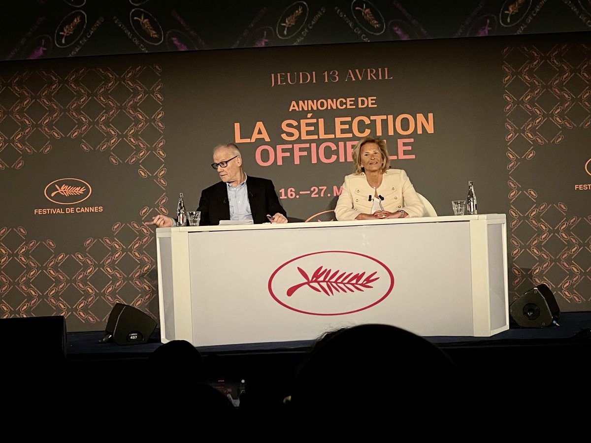 « Elle a sauté de joie » #ThierryFrémaux délégué général ⁦@Festival_Cannes⁩ évoque la réaction de la réalisatrice sénégalaise Ramata Toulaye-Si à l’annonce de la sélection de son film « Banel et Adama » en compétition pour la palme d’or du 76e festival de Cannes #Sénégal