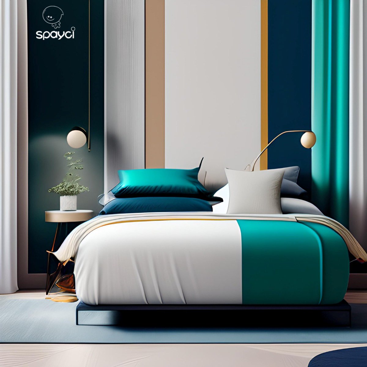 suvasthihaa's tweet image. Introducing our bedrooms inspired by 2023 Pantone colour #vivamagenta. A colour that represents human’s eclectic emotions of Vim &amp;amp; vigor,calm &amp;amp; strength, masculine and feminine. @SpayciAI #homeinterior