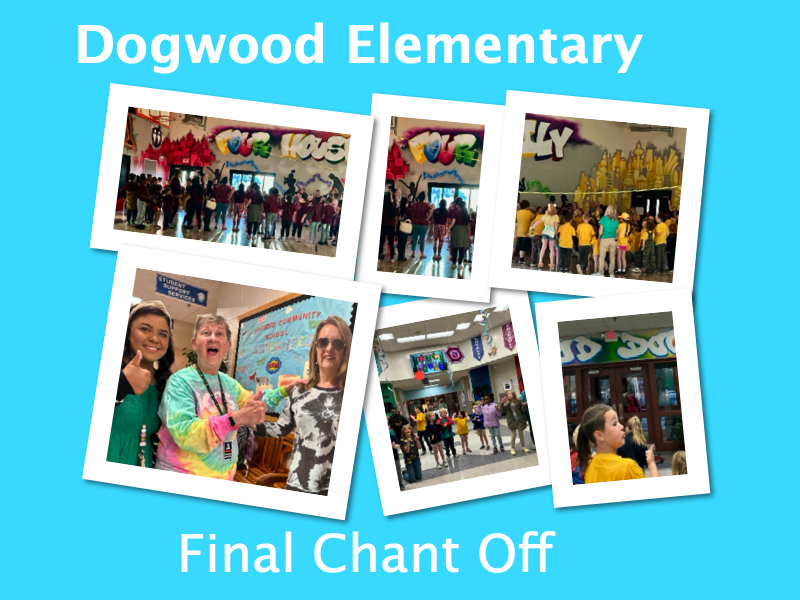 DebbieHilliard2's tweet image. Dogwood Elementary, #schoollikenoneother held their final chant off. Amicus &amp;amp; Auxilium were amazing!! Thanks for starting off our morning with dancing!! #KCSRegion3