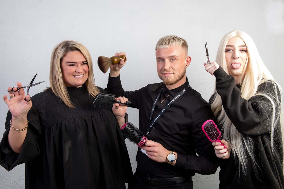 Today marks three years in our new salon! It's been an incredible journey working with young people &amp; adults in the hair &amp; beauty industry. We couldn't do it without our amazing staff, talented students, &amp; supportive partners. Here's to many more years of success &amp; growth!🎉🎓💇‍♂️