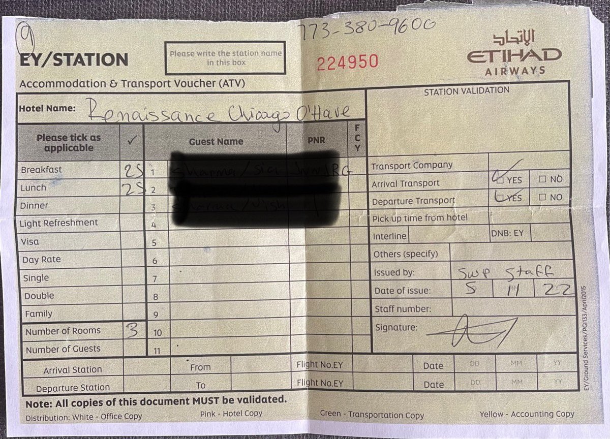 vishwas001's tweet photo. @etihad …here is the bogus / fake voucher from your ground staff which was never honored by the hotel. And the investigating officer from your team is not even acknowledging the issue even when I have shared this multiple times…(4/n) https://t.co/NjQyVI23c5