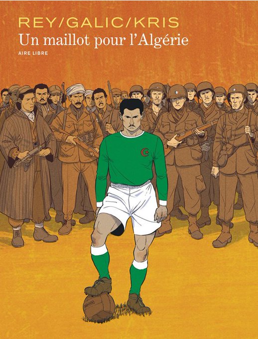 Les 13 et 14 avril 1958, en pleine guerre d'Algérie, 9 joueurs algériens réussissent à quitter la France pour créer l'équipe de football du FLN à Tunis algeriades.com/galic-kris-rey…