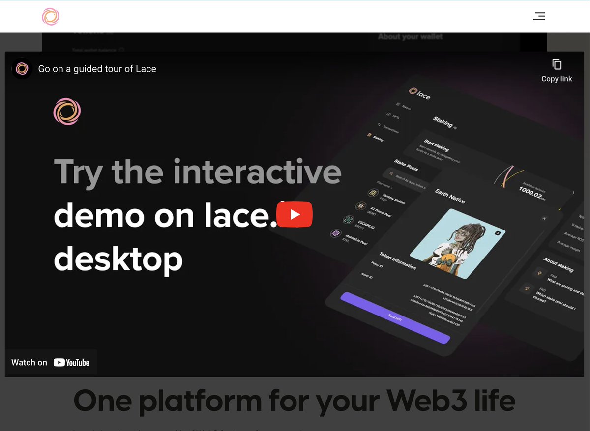 Earth_Natives's tweet image. We&apos;re thrilled to share that we&apos;ve been featured in the promotional material for Lace, the first light wallet platform from @InputOutputHK. Kudos to the incredible @lace_io team for this achievement! The user interface is truly awesome. #LaceWallet #InputOutputHK #Cardano #ada