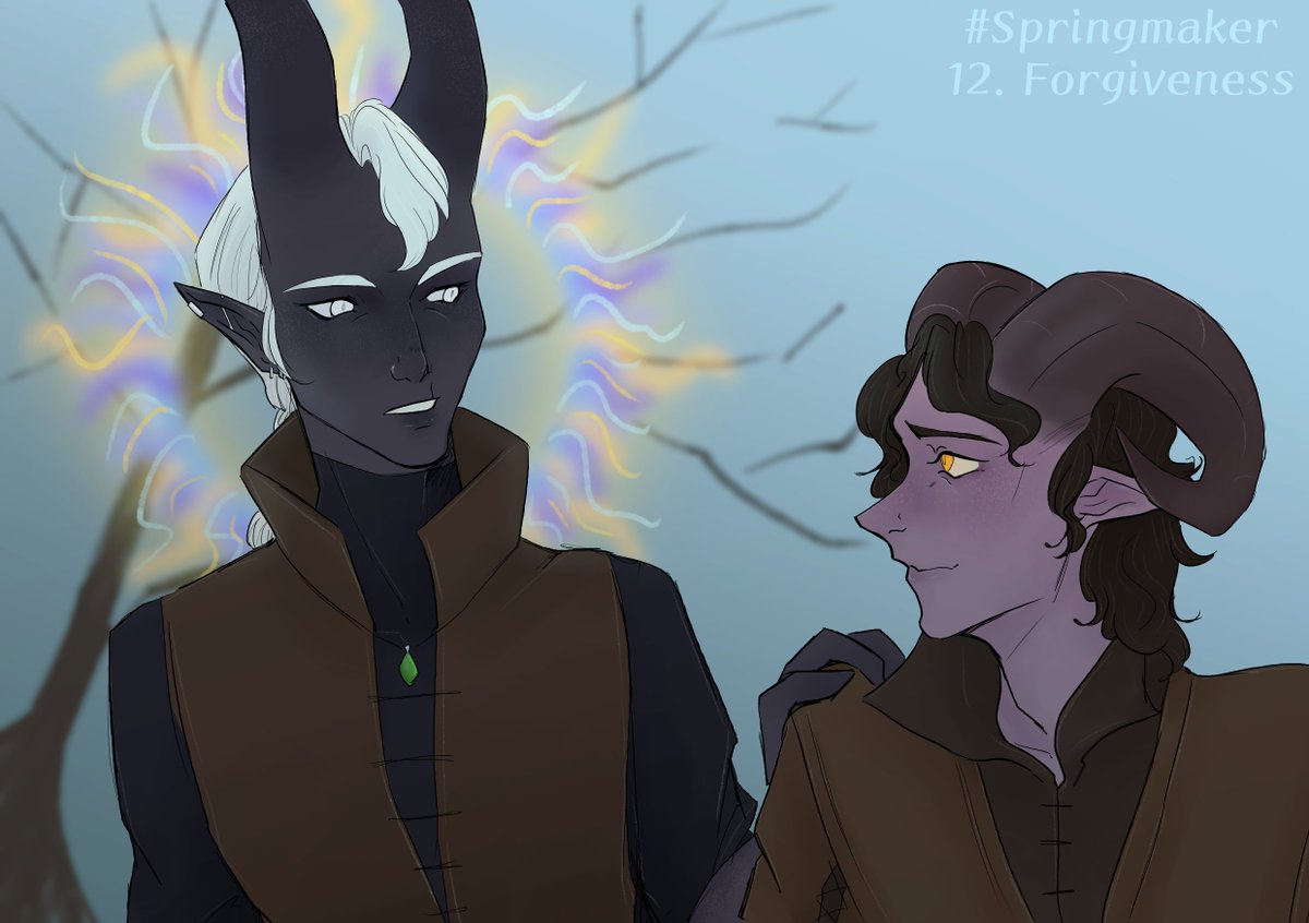 MartaEkler's tweet photo. 12. Forgiveness
"Okay, let's go deal with this Voetiel of yours. Just don't run away so suddenly anymore."
#Springmaker #PF #Pathfinder #pf_artmaker #PFanart #wrath_of_art #pathfinder_wrath_of_the_righteous #pathfinderwrathoftherighteous #wotr #pfwotr https://t.co/Ubhd0Ek7wH