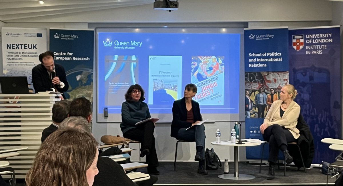 Delighted to be discovering the Paris campus of @ULIP_French for such an important topic: “Ukraine and the Idea of Europe”! 🇺🇦 <a href="/QMUL/">Queen Mary University of London</a> 
#slavaukraini