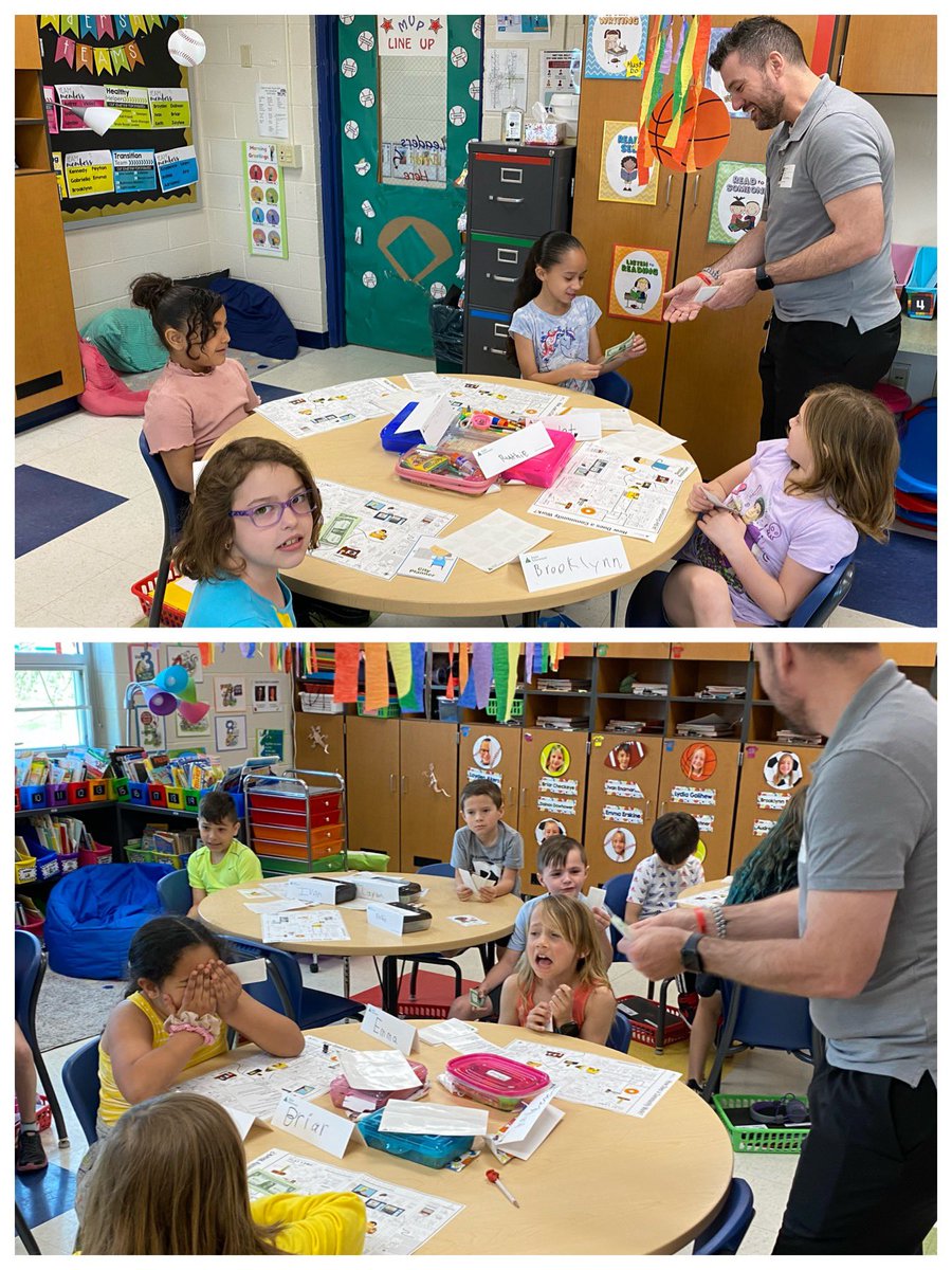 MissETechie's tweet photo. We learned a hard real life adult lesson today: Paying #TAXES 💰Our #JrAchievement volunteer Mr. Matt taught us about different jobs in our community and how paying taxes is important to keeping our government in operation. Their faces reflect how we all feel about taxes.. 😂🤣 https://t.co/GuKtRPKqVd