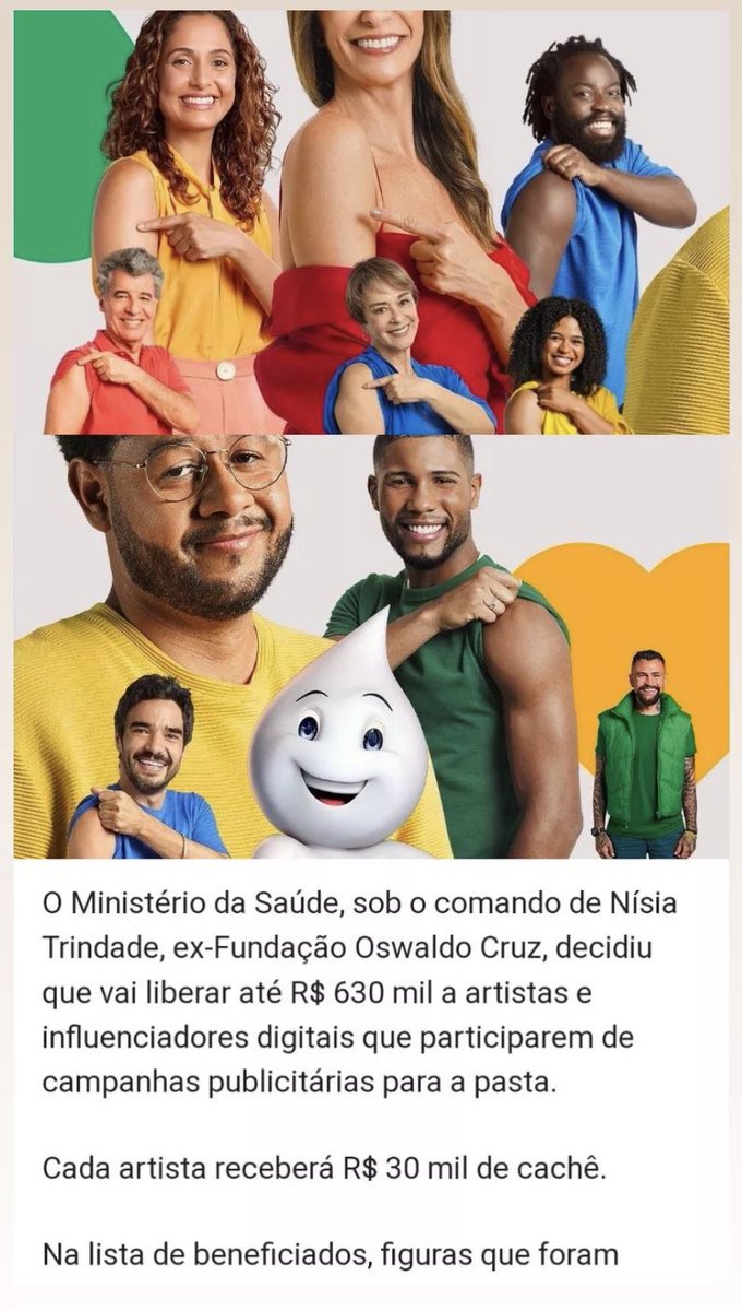sissatavaress's tweet photo. Tem que ser muito canalha pra receber cachê do SUS!! 🤬 https://t.co/vwtn2dr1W8