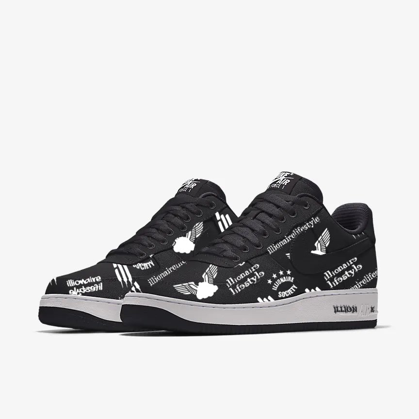 IllionaireWorld's tweet photo. iLLionAIRe Force 1s Low “Black Canvas” https://t.co/SjpsHuvjCX