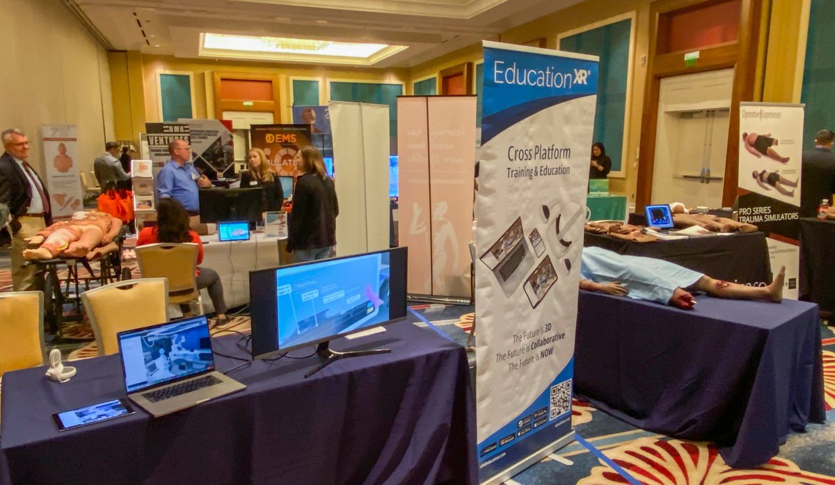 educationxr's tweet photo. For the first time ever, the @usairforce invited technology providers to join the Nursing Practice Oversight Course (#NPOC) in an effort to increase innovation awareness. https://t.co/yoNXj1XvT6