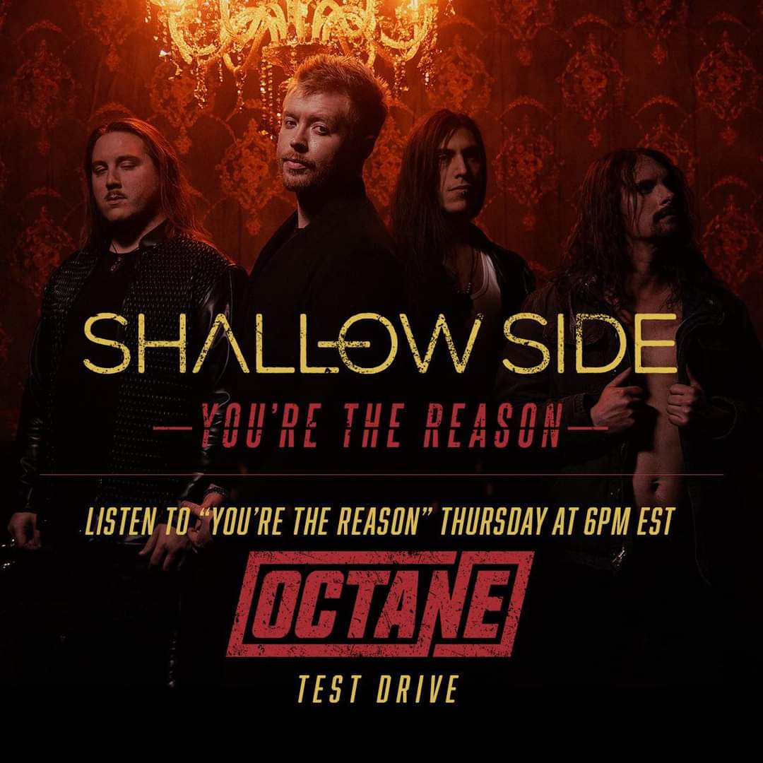 RiffMediaGroup's tweet photo. Hell yeah, they did. Them @shallowsideband boys be back on the @SXMOctane stage with the #OctaneTestDrive kicking off tonight. Check em. @josemangin #ShallowSide #YoureTheReason #SXMOctane #Octane #HardRock #NewRock #NewMusic #HornsUp #MetalAmbassador #JoseMangin https://t.co/VCSH58uA8x