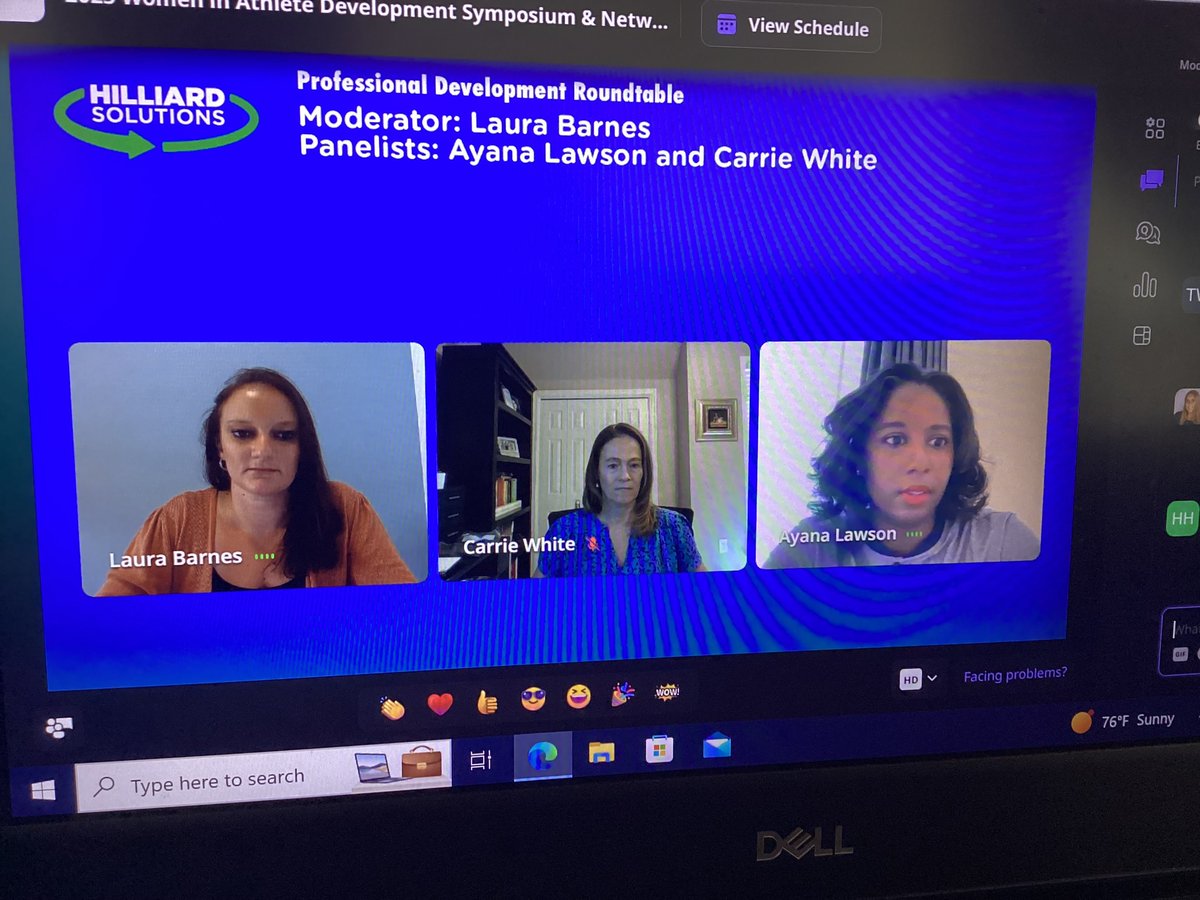 EmRuGlobal's tweet photo. Great panel kick off with #CarrieWhite & #AyanaLawson about value alignment as Athlete Development evolves.
#womeninathletedevelopment #hilliardsolutions @HilliardSoluti1 https://t.co/7lupu3NPVz
