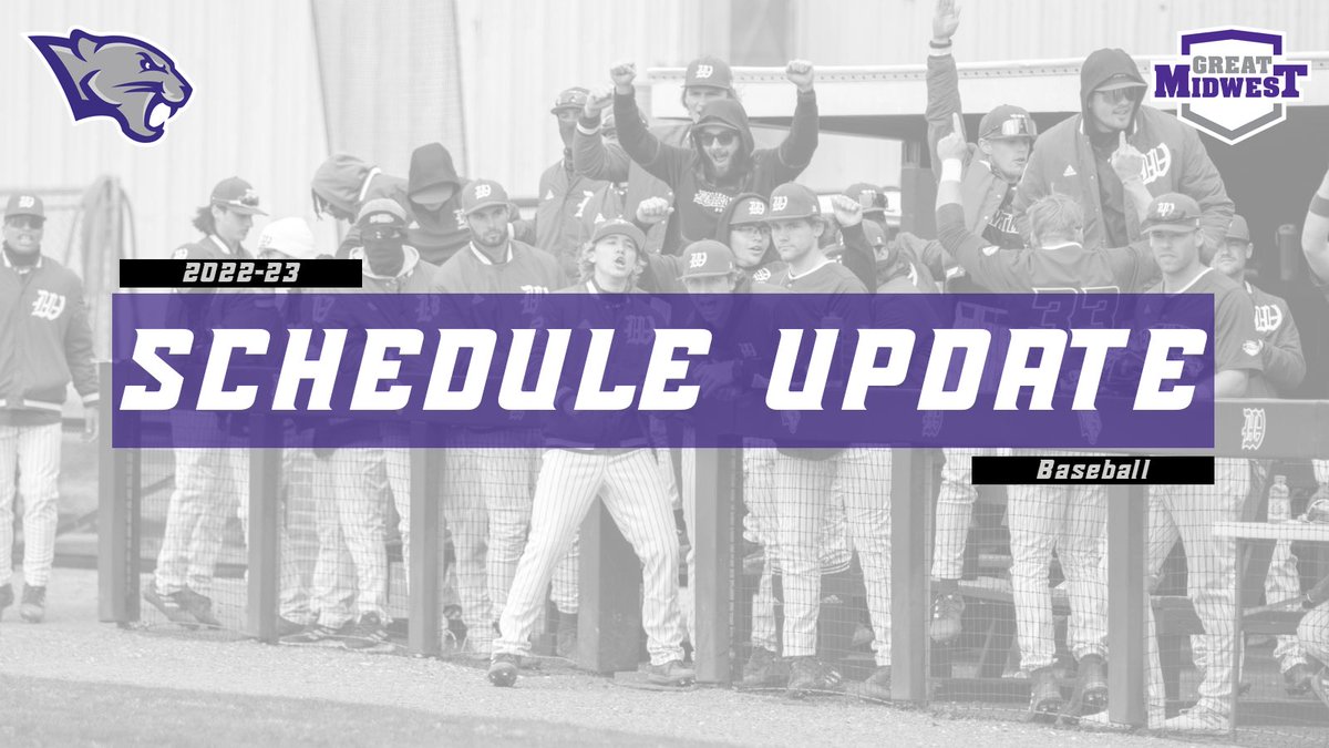 🚨 𝐒𝐂𝐇𝐄𝐃𝐔𝐋𝐄 𝐔𝐏𝐃𝐀𝐓𝐄 🚨

Our series 🆚 Tiffin this weekend has been moved to Friday/Saturday at Panther Park. First pitch is scheduled for noon each day.