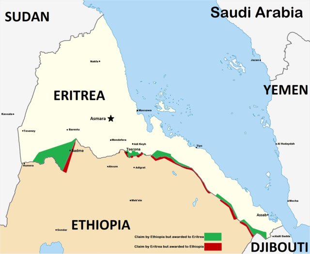 RahelWeldeab's tweet photo. On this day, 21 years ago, the Eritrea-Ethiopia Boundary Commission gave its final &amp; binding decision regarding the #Eritrea #Ethiopia border. #Badme has been &amp; will always be a part of Eritrea! #EritreaPrevails #TheTruthPrevails https://t.co/4lM5jtQPI6