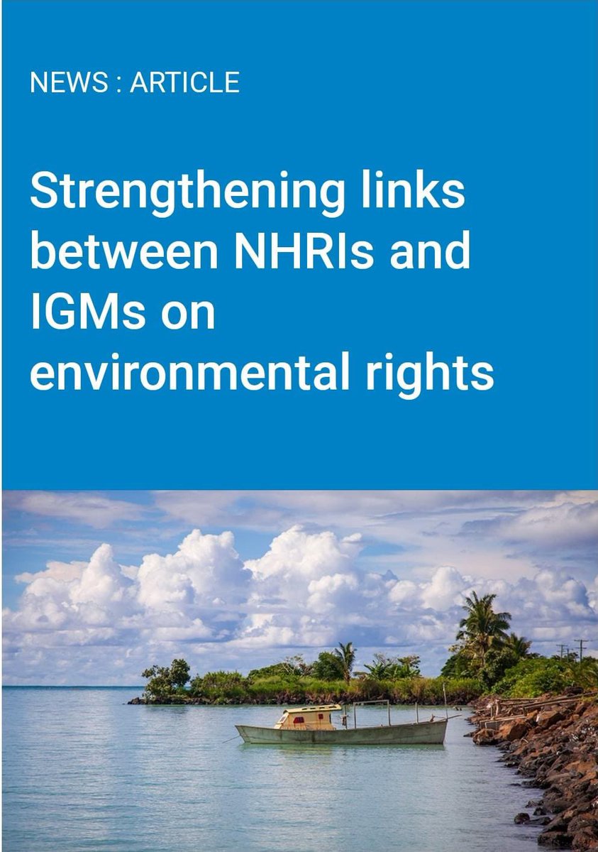 muharremkilic1's tweet photo. 📌Strengthening links between NHRIs and IGMs on environmental rights
#HumanRights #equality #equalitybody #NHRI #HREIT #climatecrisis #climatechange #environmentalrights
@tihek_kurumsal @APFHumanRights
https://t.co/slqSRR1Emg https://t.co/B8TJEXFvx1