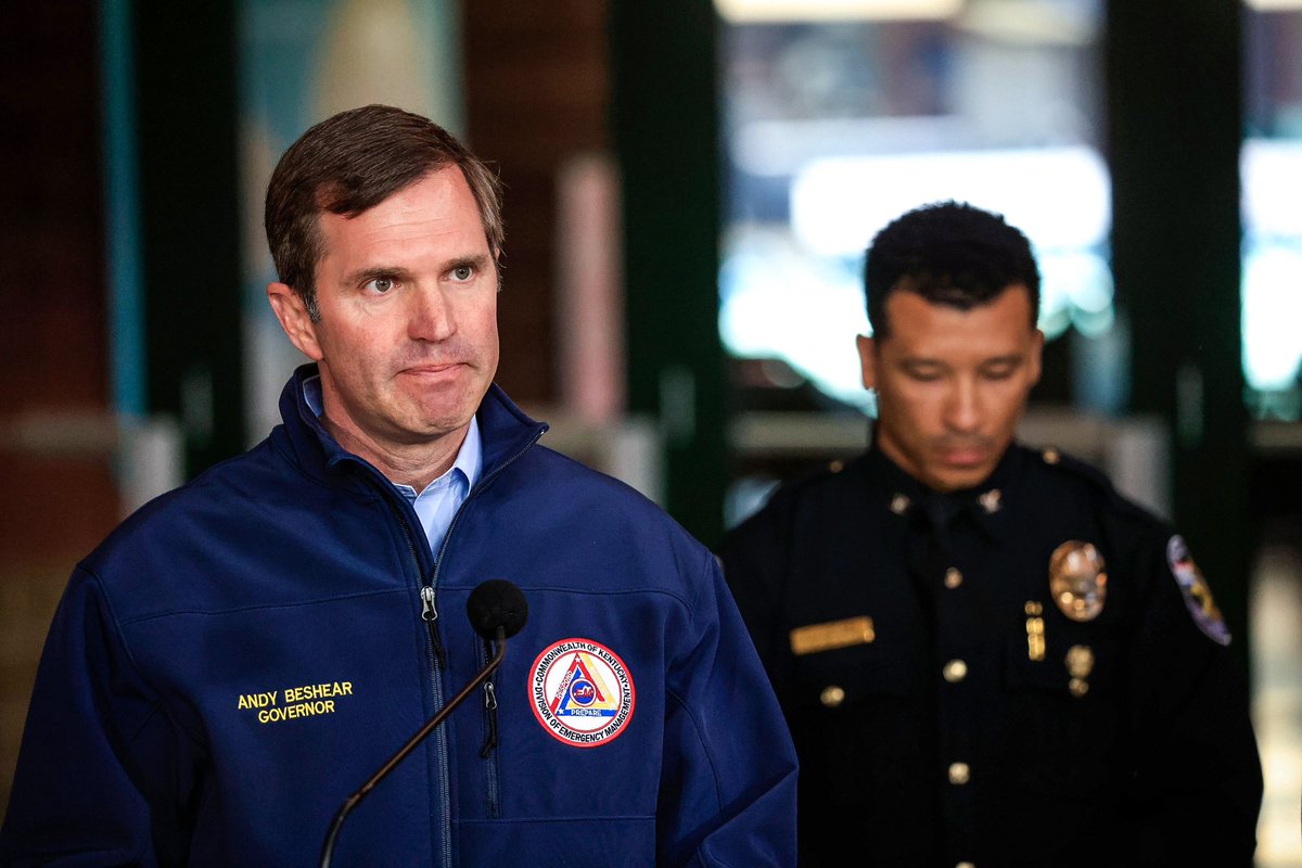 colmonelridge's tweet photo. My friend and our governor, @AndyBeshearKY, has been tested again and again by tragedy. Through it all, we've been blessed that he's leading our commonwealth with the compassion, calm, and courage steeled by his faith, that continues to unite us as Kentuckians. https://t.co/9bHAr25pJl