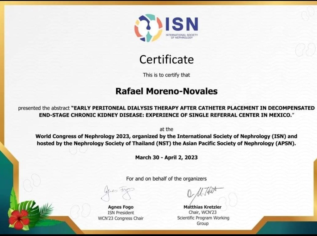 PEPJLHC's tweet photo. Congratulations to Rafa Moreno, Internal Medicine Fellows, #NefroGea, #MIGEA, #GeaPower
@ISNkidneycare #WCN. https://t.co/R9GpufAaWZ