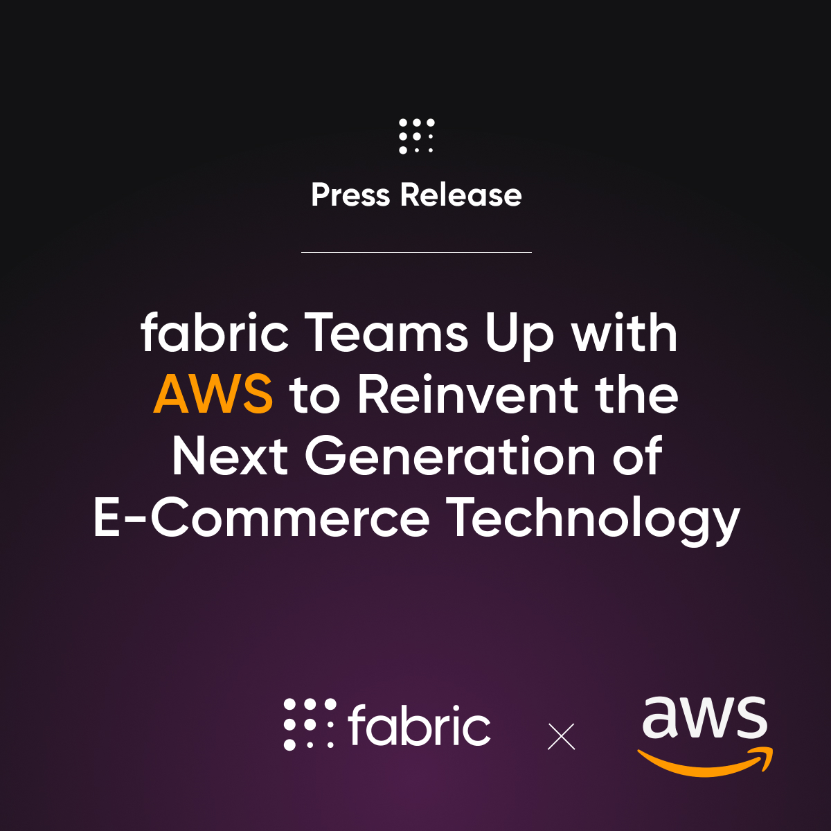 It’s an awesome day for #teamfabric! Announcing that fabric is now part of the @awscloud Partner Network and Marketplace. This partnership will allow fabric to offer our innovative #ecommerce solutions to more customers. ☁️#AWS Learn more 🔗: tinyurl.com/5andmztp