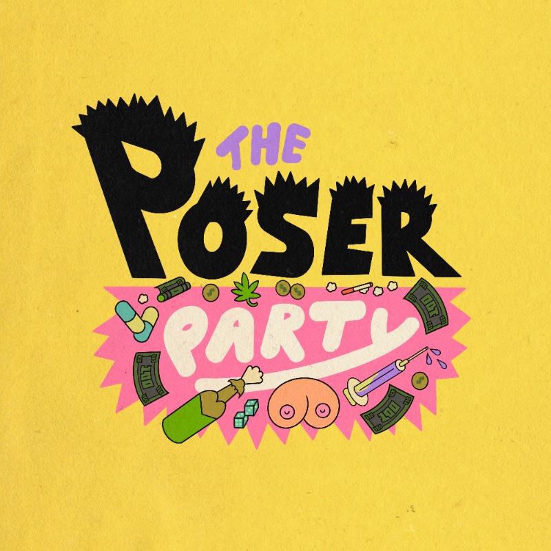 opensea's tweet photo. The @theposerparty mint is live! Tap below to get yours. 

let's partyyyyyy 🕺🪩✨
