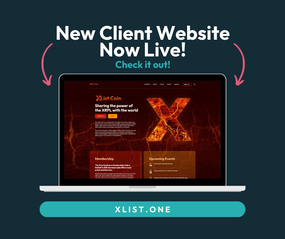 Xlist.one now launched! We designed and built this bespoke membership website on the WordPress platform with a custom theme and complex development requirements for @XListCoin, thank you!
#wordpressdeveloper #websitedesign #websitedevelopment #orkney #scotland