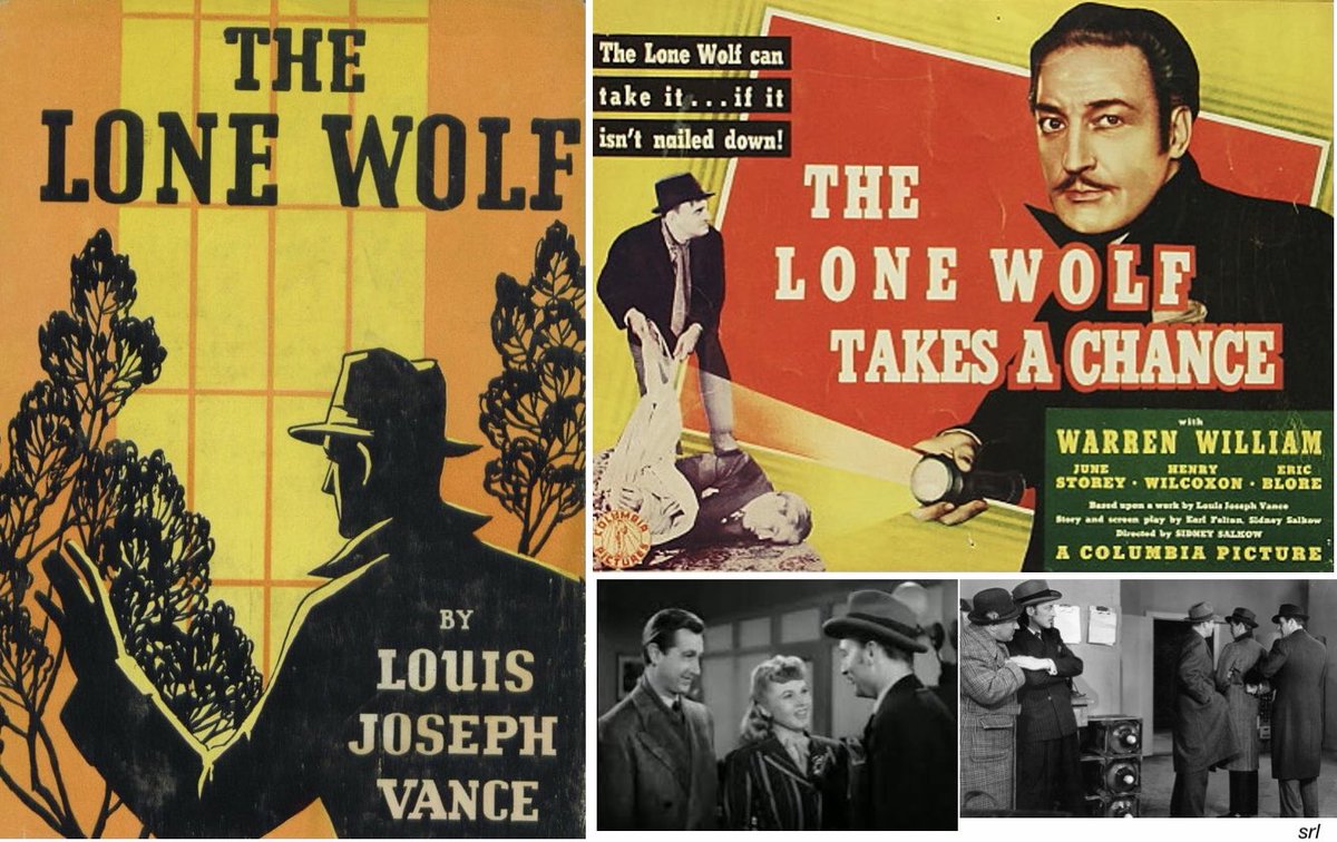 SaveRedlandLibr's tweet photo. 6:05pm TODAY on @TalkingPicsTV 

The 1940 #Crime film🎥 “The Lone Wolf Takes a Chance” directed by #SidneySalkow &amp; co-written with #EarlFelton

Based on characters from the books📚 of #LouisJosephVance

🌟#WarrenWilliam #JuneStorey #HenryWilcoxon #EricBlore #ThurstonHall https://t.co/57JZMtJlTe