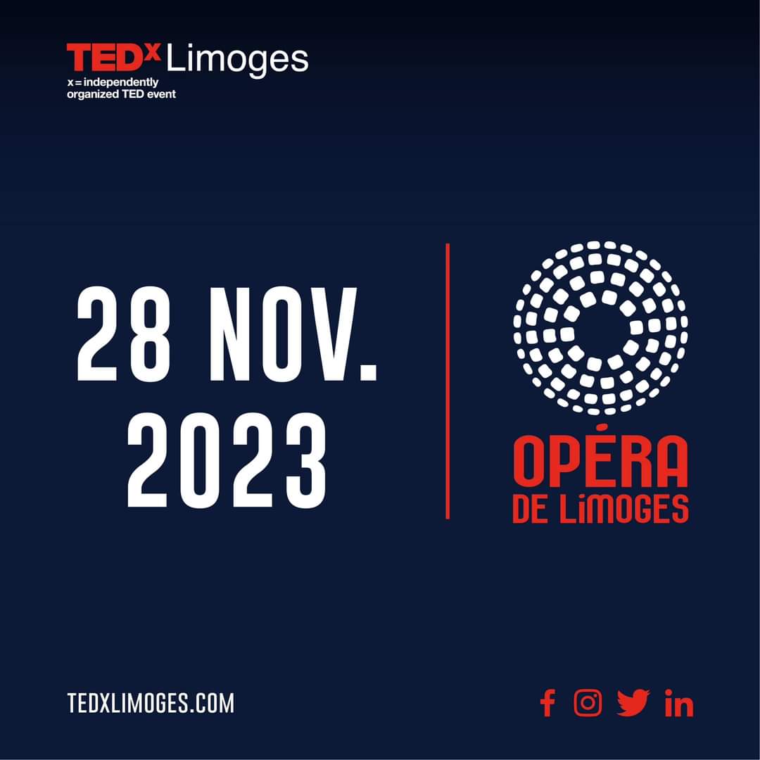 Save the date, TEDxLimoges revient à l’Opéra de Limoges le 28 novembre 2023 🔥🔥🔥
#tedxlimoges #tedx #limoges #ted
