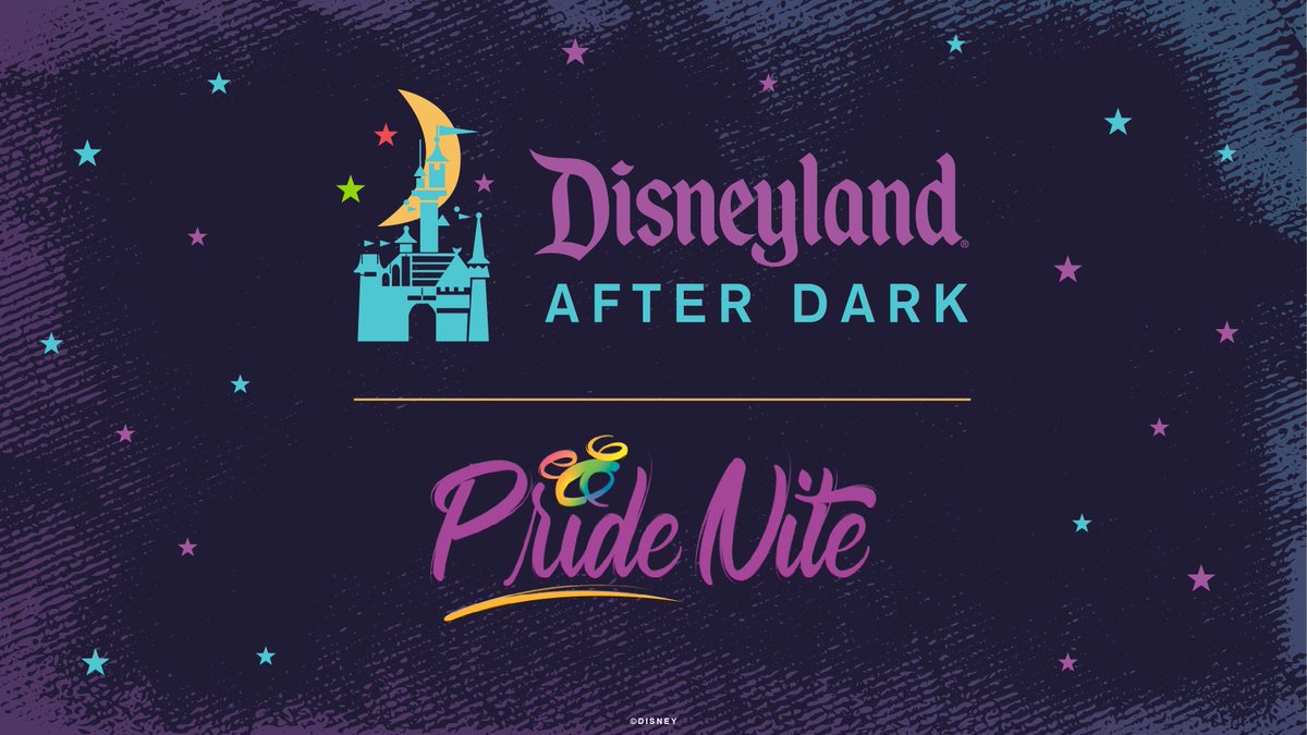 DisneyParks's tweet photo. The first-ever Disneyland After Dark: Pride Nite is coming to @Disneyland during Pride Month in June! This separately ticketed event celebrating the LGBTQIA+ community &amp; allies will have themed entertainment, Disney characters, specialty menu items &amp; more: https://t.co/uekRl1ZjNZ https://t.co/YtDlGWqXne