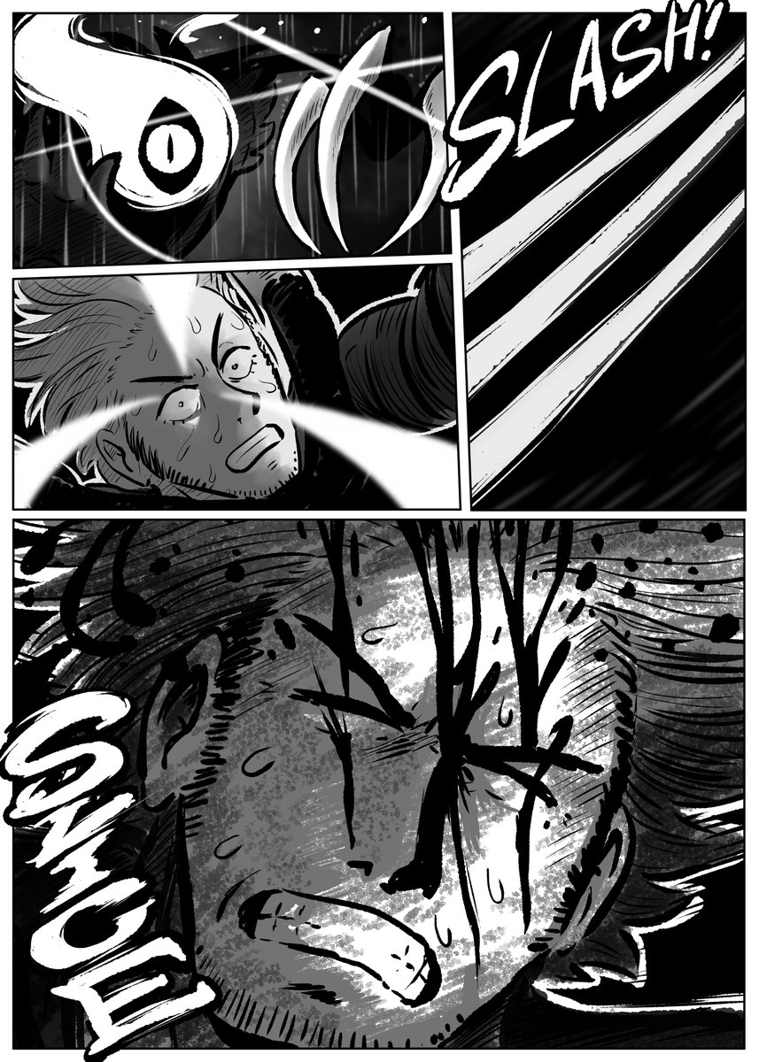 SPOILERS FOR CH 30 OF DOWNTOWN DUNGEON
This is how Corbel got his scars.