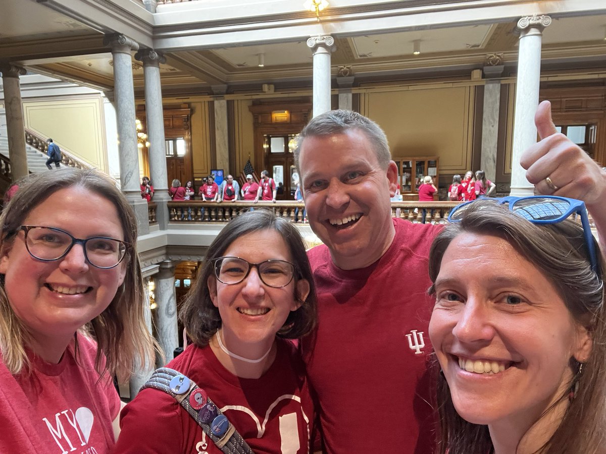 Supporting Hoosier kids and Public Education with our superintendent #Red4ed #ista #MCCSC #teachersmatter #istamembers #iamista #MLLmatter #ELLmatter