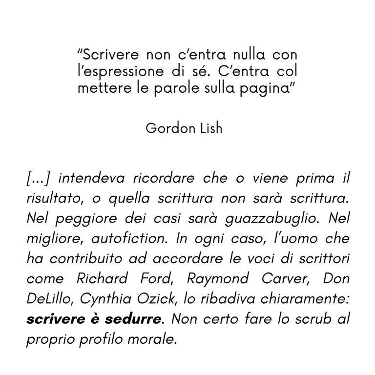 scritturescrite's tweet photo. Scrivere
Pezzo estratto da un articolo di @marcoarchetti per @ilfoglio_it
#scrivere #gordonlish #autofiction #lettura #leggere #marcoarchetti #comescrivereunracconto #parole #raccontiedizioni #racconto #editor https://t.co/foGYqxQrjS