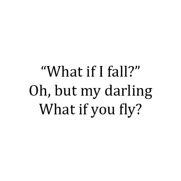 Lately I’ve found a freedom in risk taking that I’ve never experienced before. I’ve stepped away from the fear of failure because greater is the guilt of not trying. This quote was curated just for me.