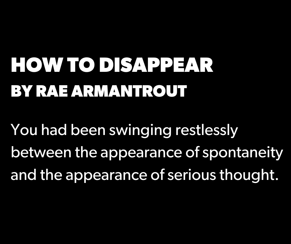 Happy birthday to Rae Armantrout, who was born 76 years ago. 
