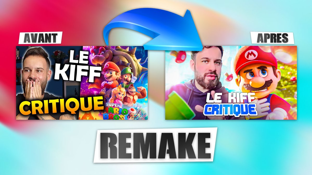 OLMV_'s tweet photo. NOUVEAU REMAKE ๐ฅ @Clapman_YT
"SUPER MARIO BROS LE FILM - CRITIQUE (sans spoilers)"
#YouTube #Miniature #Critique #SuperMarioBrosLeFilm
#YouTubeThumbnail #MiniatureYouTube #Miniamaker #ThumbnailDesign #YouTubeThumbnail #AttractiveThumbnail #CreativeThumbnail https://t.co/95ZmtaEoM2