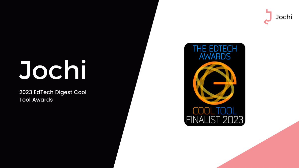 usejochi's tweet photo. We’re thrilled to share that Jochi’s Student-Life Management Platform has been recognised by @edtechdigest as a finalist in the 2023 EdTech Awards!

#edtech #edutwitter #educhat #SEL #edtechstartups https://t.co/5zXwd5QtH3