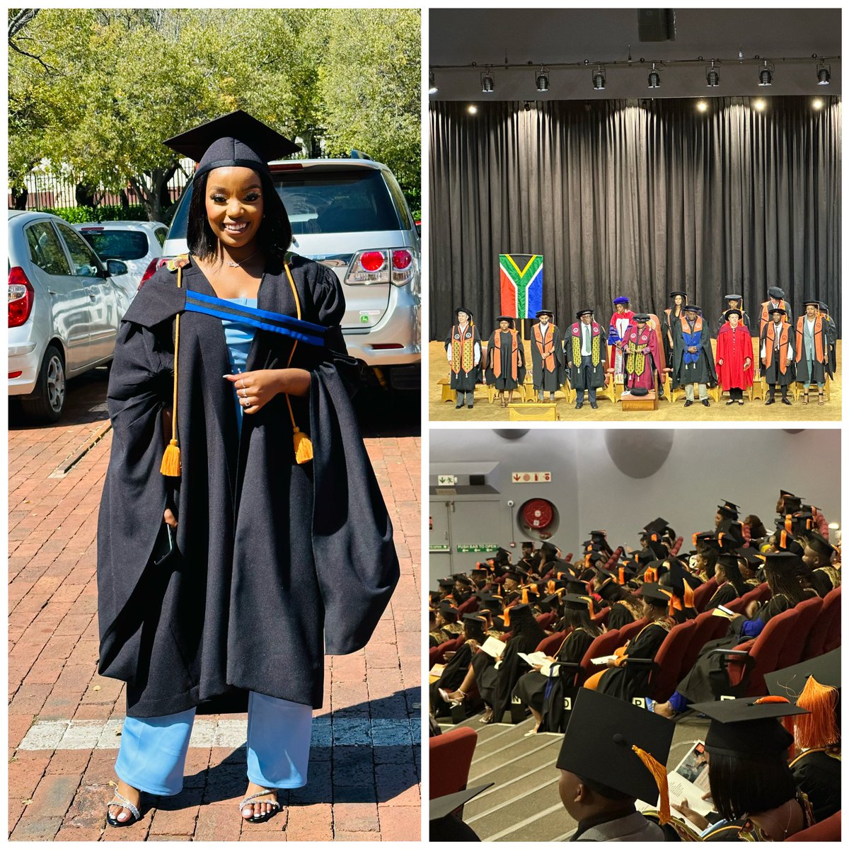 FocusedNetwork's tweet photo. Focused girls, please stand up &amp; join us in celebrating one of our own. Mmapaseka Kgopotso was graduating at the University of Johannesburg today. 

Reminding all of us that we are destined for greatness &amp; should always pursue our dreams. #focusednetwork #focusedgirlsrock https://t.co/MkUQ6rFGBd