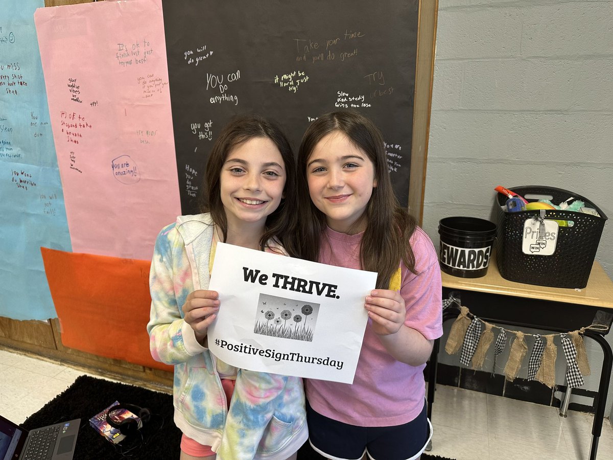 Even during MCAS week, we THRIVE! #HAYNation #PositiveSignThursday @JeniferCarline