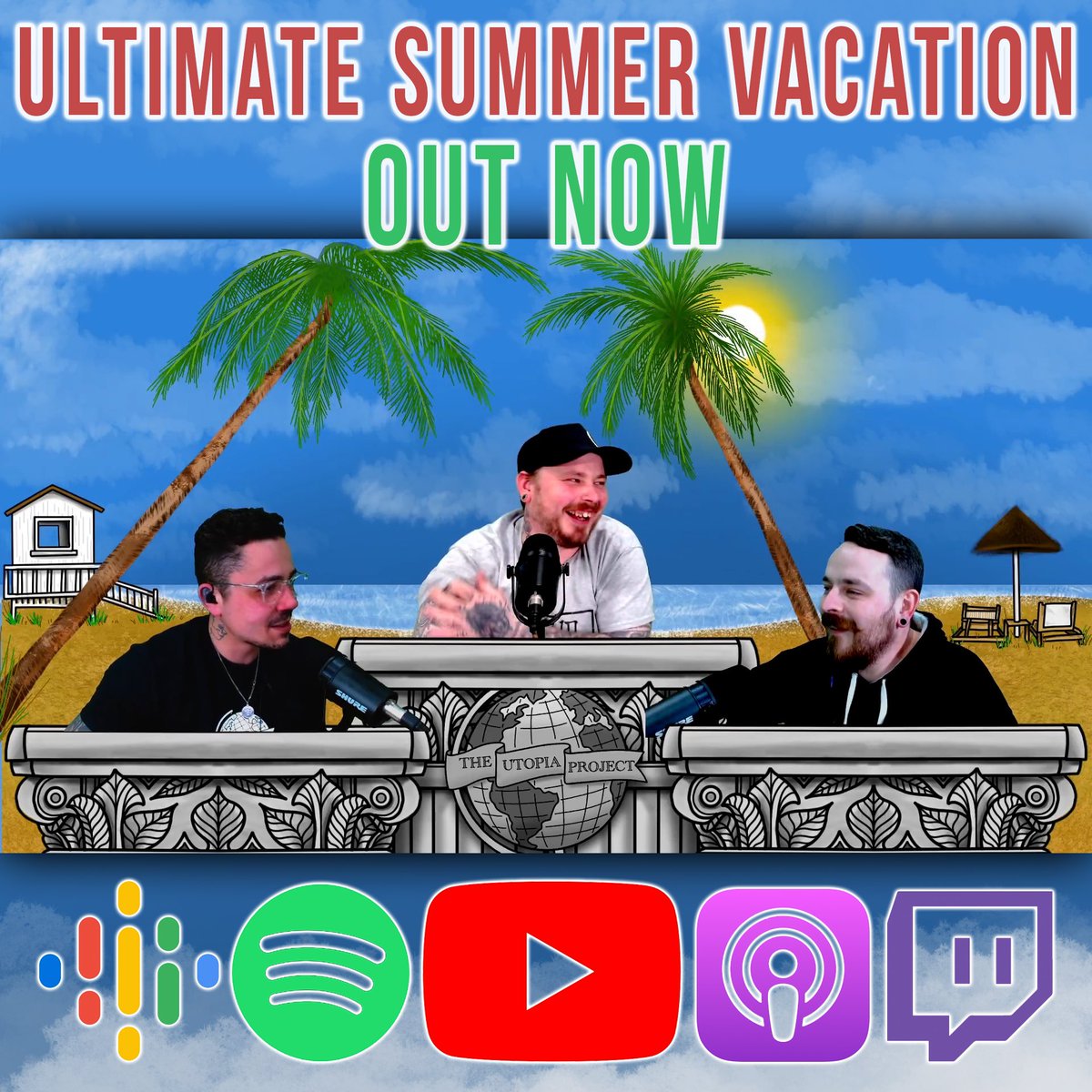 utopia_pod's tweet image. 🌴ULTIMATE SUMMER VACATION🌴

This week we compile the ultimate summer vacation trip! Join us as we discuss the best destinations, travel plans &amp;amp; holiday activities! 

Watch: youtu.be/6Kq203cDuS4

#podernfamily #holiday #vacation #vacationideas #holidayideas #summerholiday