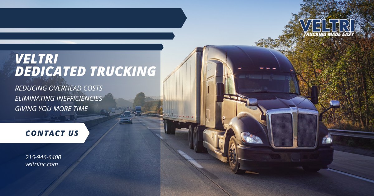 #Veltri dedicated trucking delivers results by reducing overhead costs, eliminating inefficiencies, and giving you more time and energy to focus on your business, while we manage all aspects of hauling management. bit.ly/3961rXt #DedicatedDrivers #TruckDrivers #VeltriInc