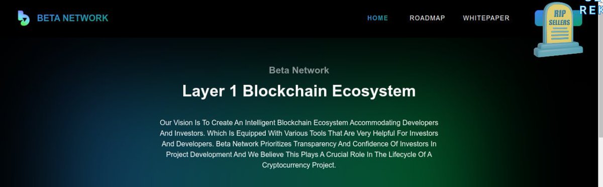 BetaNetworkOfc's tweet image. Sneak Peak Our Website 👀👀 🔥🔥

#BetaNetwork #BSCGems #BNB #BNBChain #BTC #ETH $BETA