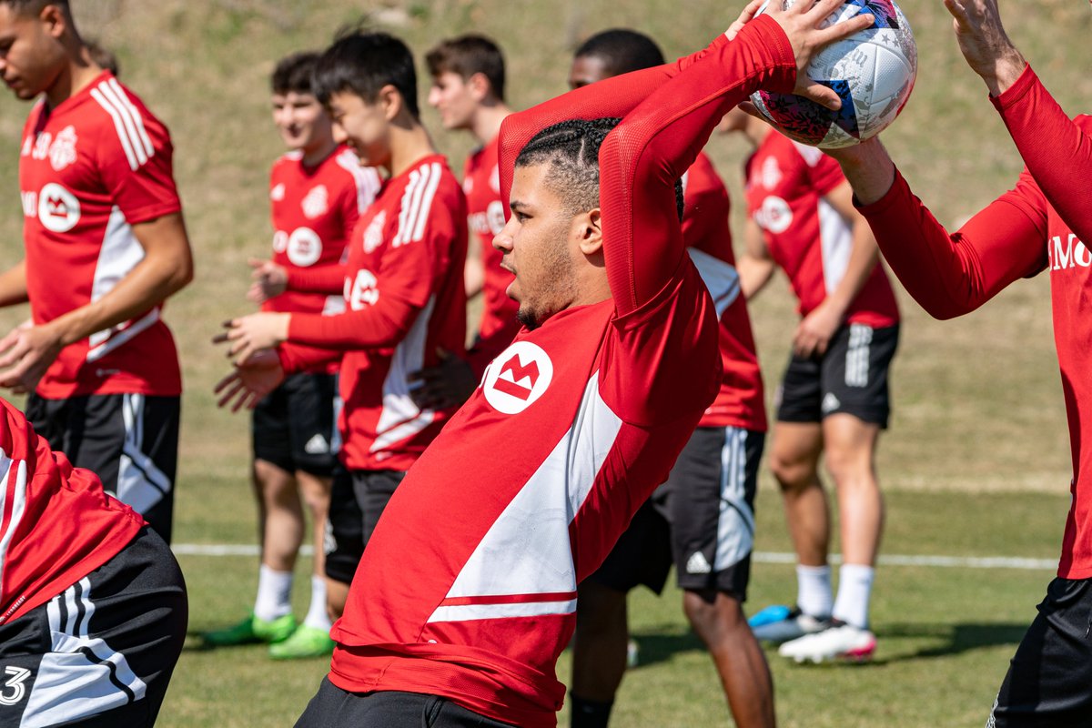 TorontoFCII's tweet photo. Ramping up for our Home Opener 🔥

#TFCLive https://t.co/P5Ae3P4vJF